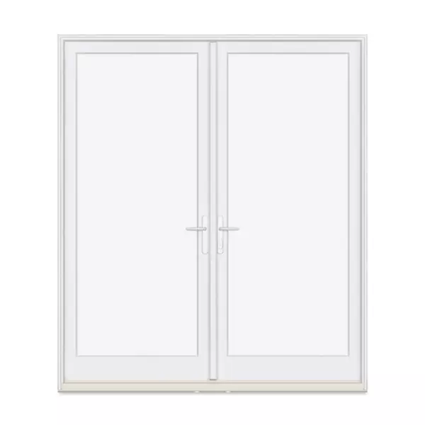 white inswing french door